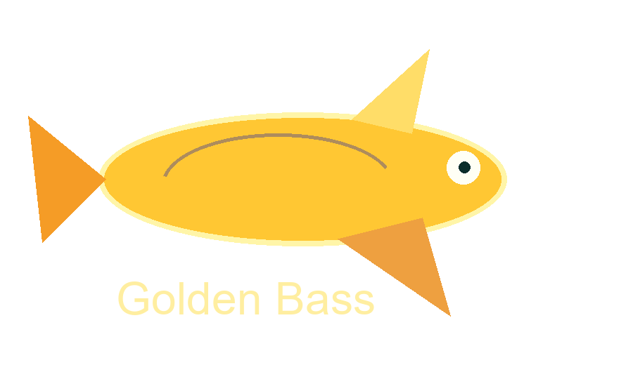 Golden Bass illustration